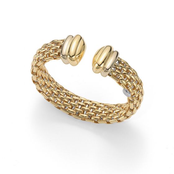 18Kt Yellow Gold Novecento Cuff Bracelet
