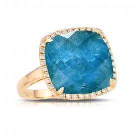 Details about   Neon Apatite 1.39 Ct Gemstone 10k Yellow Gold Ring for Women/Girls 