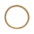 18Kt Yellow Gold Fope Stretch Luna Necklace