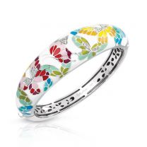 Ivory Butterfly Kisses Bangle